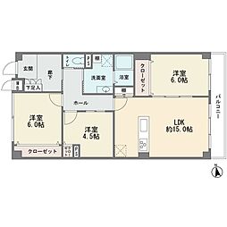 間取図画像 3LDK