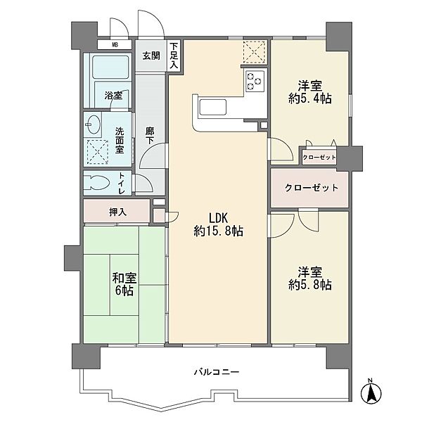 間取りを拡大表示