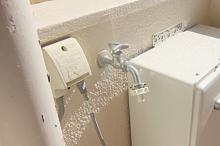 バルコニーには、水道とコンセントがございます。