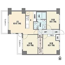 間取図画像 3LDK