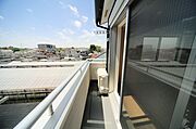 お洗濯物が良く乾きそうな、南向きのバルコニーです♪
