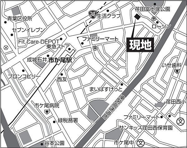 地図を拡大表示