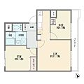 市公社平住宅1号棟2階1,698万円