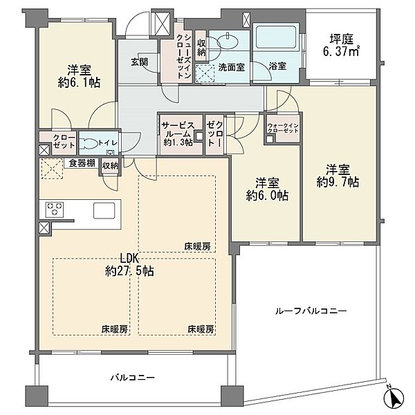 間取りを拡大表示