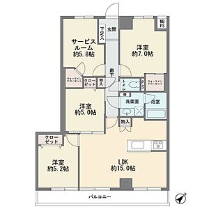 間取り：間取り