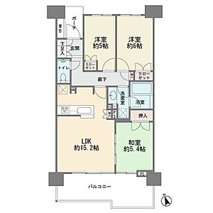 間取り:4階部分の南向き ワイドスパンバルコニー カウンターキッチン 3LDK 玄関ポーチ ペット飼育可能 現況空室 2015年6月築 総戸数138戸 間取り:4階部分の南向き ワイドスパンバルコニー カウンターキッチン 3LDK 玄関ポーチ ペット飼育可能 現況空室 2015年6月築 総戸数138戸