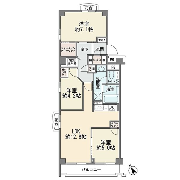 間取りを拡大表示