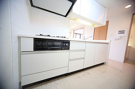 キッチンスペースはゆとりがあって、お料理がはかどりそうですね♪
