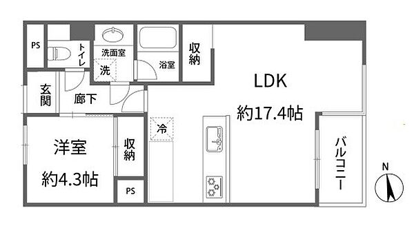 間取りを拡大表示