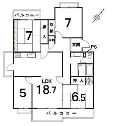 間取図画像 4LDK