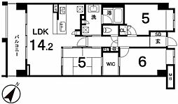 レーベンリヴァーレ入間オフィール 3LDKの間取図画像