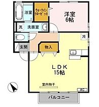 エントピア A棟 202 ｜ 山口県下関市田倉（賃貸アパート1LDK・2階・51.70㎡） その2