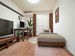 ライトハウス21 B 203 2階1Kのリビング/ダイニング