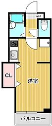 イースクエア一の宮 ワンルームの間取図画像