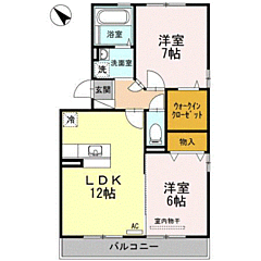 物件の間取り