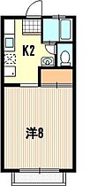 ハイツ遠山III 106 ｜ 山口県宇部市常盤台2丁目（賃貸アパート1K・1階・26.49㎡） その2