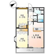 グランダー常盤 106 ｜ 山口県宇部市西岐波（賃貸アパート2LDK・1階・57.33㎡） その2