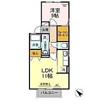 コンフォートヴィラ弐番館. 201 ｜ 山口県宇部市宮地町（賃貸アパート1LDK・2階・41.27㎡） その2