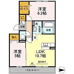 物件の間取り