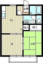 グランハイツ100 106 ｜ 山口県防府市酢貝（賃貸アパート2DK・2階・44.20㎡） その2