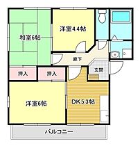 ドミール？1 101 ｜ 山口県防府市仁井令町（賃貸アパート3DK・1階・50.81㎡） その2