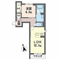 シャーメゾンＤＡＩ 105 ｜ 山口県防府市車塚町（賃貸マンション1LDK・1階・50.02㎡） その2