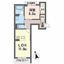 シャーメゾンＤＡＩ 305 ｜ 山口県防府市車塚町（賃貸マンション1LDK・3階・50.02㎡） その2