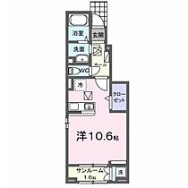 ヒカルサ防府田島 105 ｜ 山口県防府市大字田島（賃貸アパート1R・1階・32.23㎡） その2