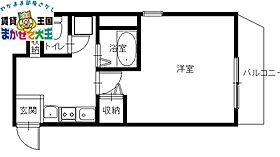 レジデンス長大前 502 ｜ 長崎県長崎市若葉町（賃貸マンション1K・5階・19.10㎡） その2