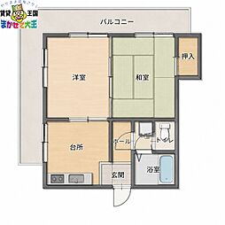 ボンヌール平野町 4階/-