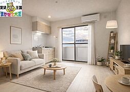 長崎電気軌道1系統 昭和町通駅 徒歩7分の賃貸アパート 2階1LDKのリビング/ダイニング