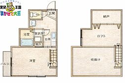ハイムセレクト1 1Kの間取図画像