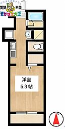 WaleaLiko 1Kの間取図画像
