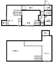 フレグランス丸山  ｜ 長崎県長崎市西小島1丁目（賃貸アパート1DK・2階・26.70㎡） その2