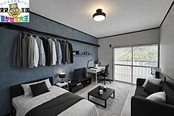 Maison Luna 1階ワンルームのリビング/ダイニング