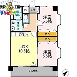 アーブルセゾン 2階