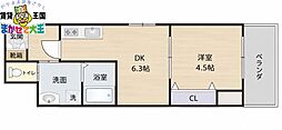 リベルテかじや町 4階/-
