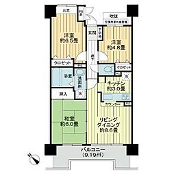 レクセルプラザ西川口 3LDKの間取図画像