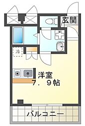 ExcellentR&K ワンルームの間取図画像