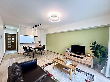 アクセントクロスでお部屋の雰囲気を演出します