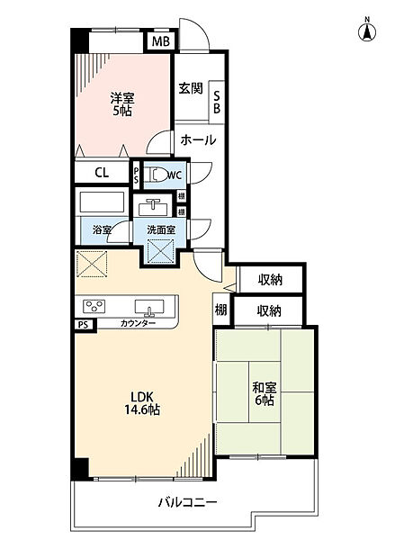 間取りを拡大表示