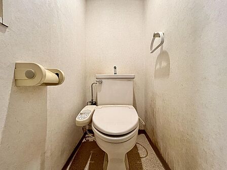 トイレットペーパーホルダーが2連になっています。使用中に一方が切れてもすぐに予備へ切り替えられ、来客時も慌てずに済みます