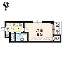 京都府京都市上京区千本通竹屋町上ル主税町（賃貸マンション1K・4階・21.00㎡） その2