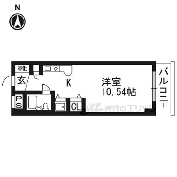 京都府京都市下京区柳馬場通松原下る忠庵町(賃貸マンション1DK・5階・24.08㎡)の写真 その2