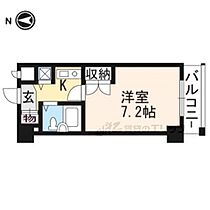 ジョイフル紫野 1101 ｜ 京都府京都市上京区堀川通寺之内上ル二丁目下天神町（賃貸マンション1K・11階・21.10㎡） その2