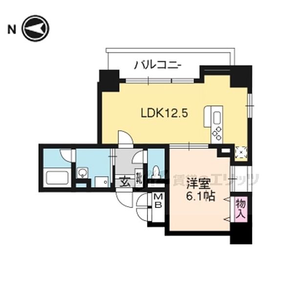 ＡＬＴＡ京都堀川ウインドア 304｜京都府京都市下京区小泉町(賃貸マンション1LDK・3階・41.77㎡)の写真 その2