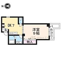 京都府京都市中京区西ノ京勧学院町（賃貸マンション1DK・3階・34.60㎡） その2