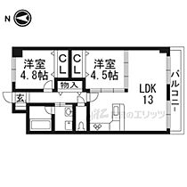 DE’LEAD烏丸東  ｜ 京都府京都市下京区本燈籠町（賃貸マンション2LDK・4階・59.95㎡） その2