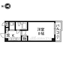 京都府京都市右京区西院安塚町（賃貸マンション1K・6階・21.37㎡） その2