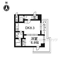 グラシオン西陣 706 ｜ 京都府京都市上京区大宮通今出川下ル薬師町（賃貸マンション1DK・7階・35.33㎡） その1